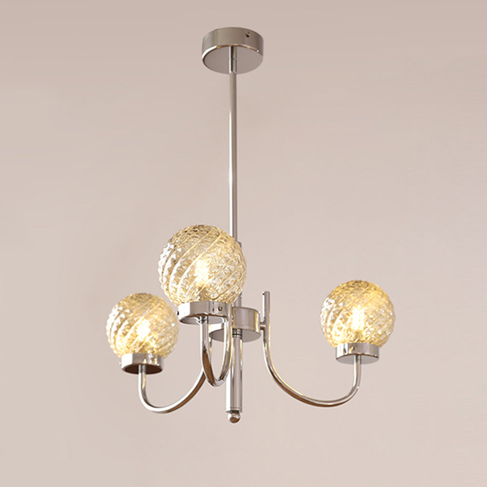 Light Luxury Glass Ball Bedroom Chandeliers - Cueteks