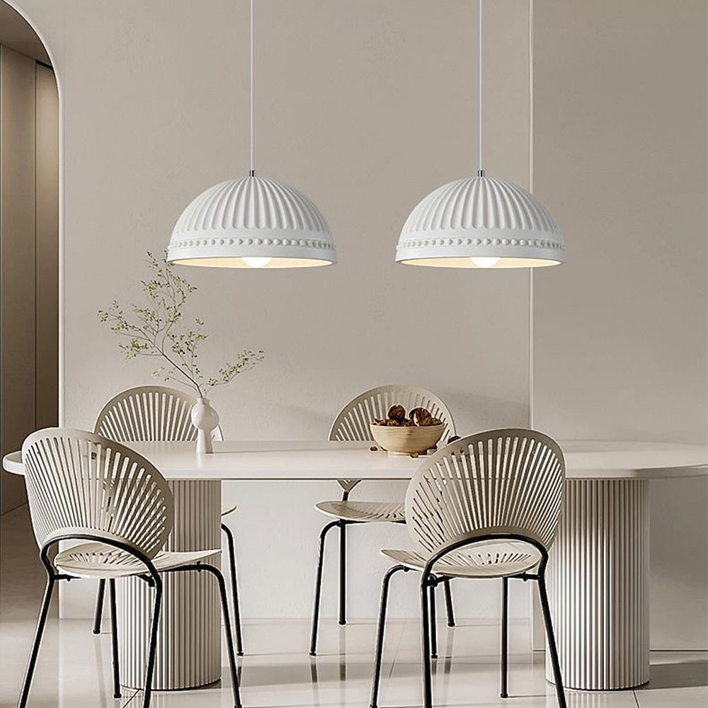 Cream Style Resin Creative Pendant Light - Cueteks