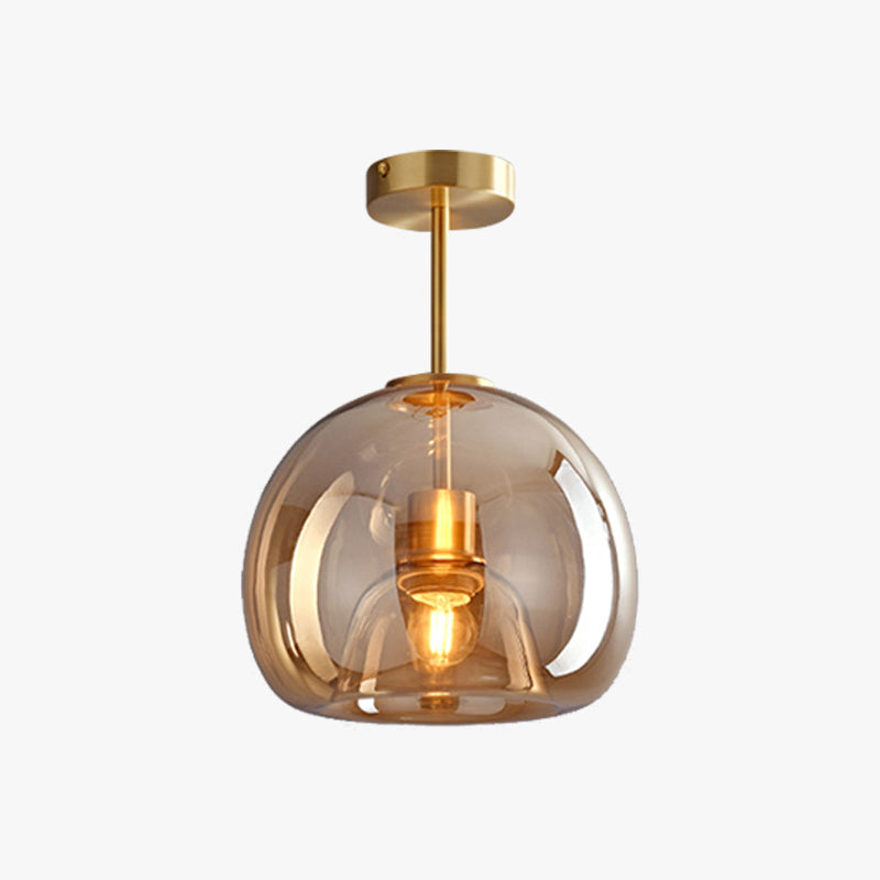 Sanna Deckenleuchte/Pendelleuchte 4 Stile, Reiner Kupfer&Glas - Cueteks