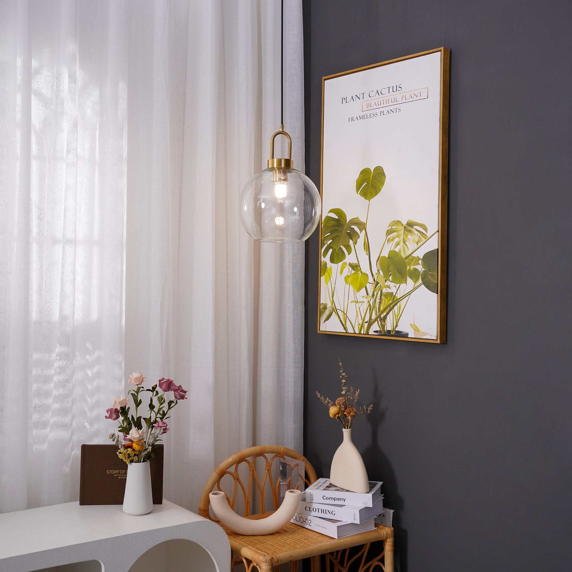 Glass Pendant Light - Cueteks