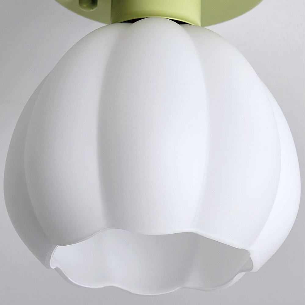 Cream Pumpkin Creative Corridor Aisle Ceiling Light - Cueteks