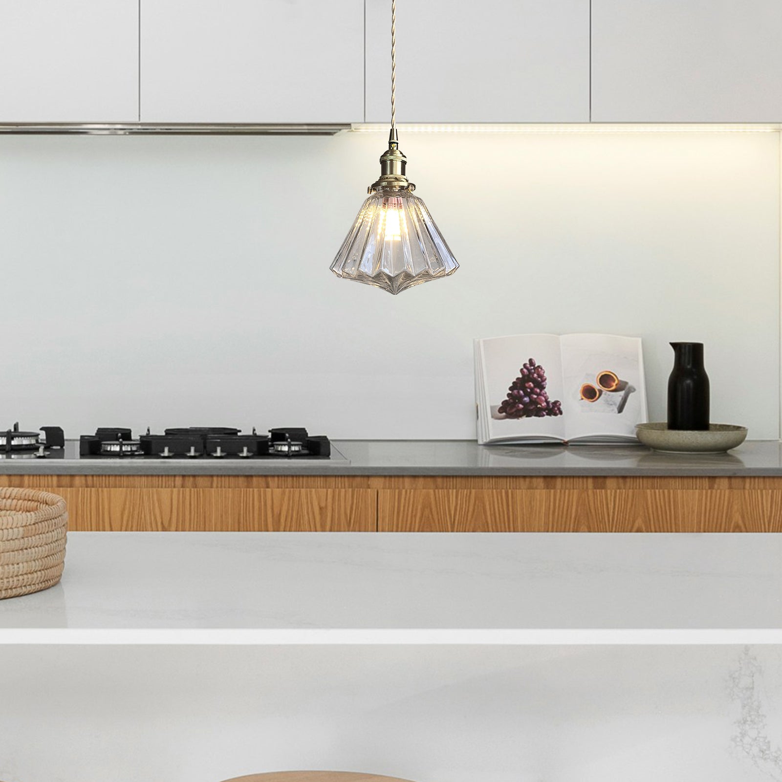 Modern Diamond Glass Pendant Lights - Cueteks