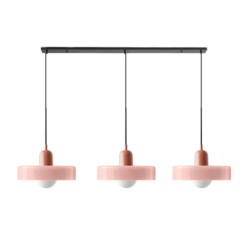3 Heads Bauhaus Modern Simple Glass Pendant Light - Cueteks