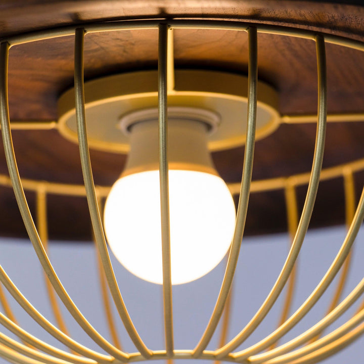 Creative Hollow Wrought Iron Hanging Lamp Shade - Cueteks