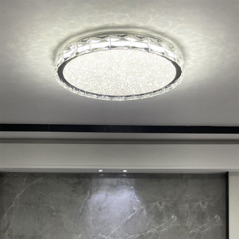 Luxury LED Dimmable Crystal Ceiling Lamp - Cueteks