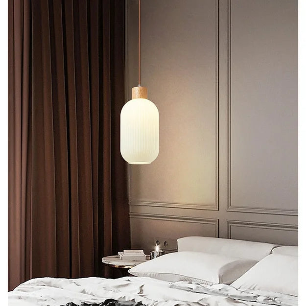 Vintage Milky White Glass Pendant Lights - Cueteks
