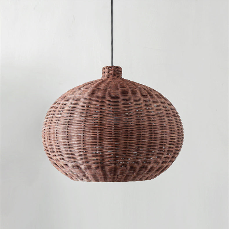 Unique Rattan Handmade Nordic Pendant Lampshades For Living Room - Cueteks