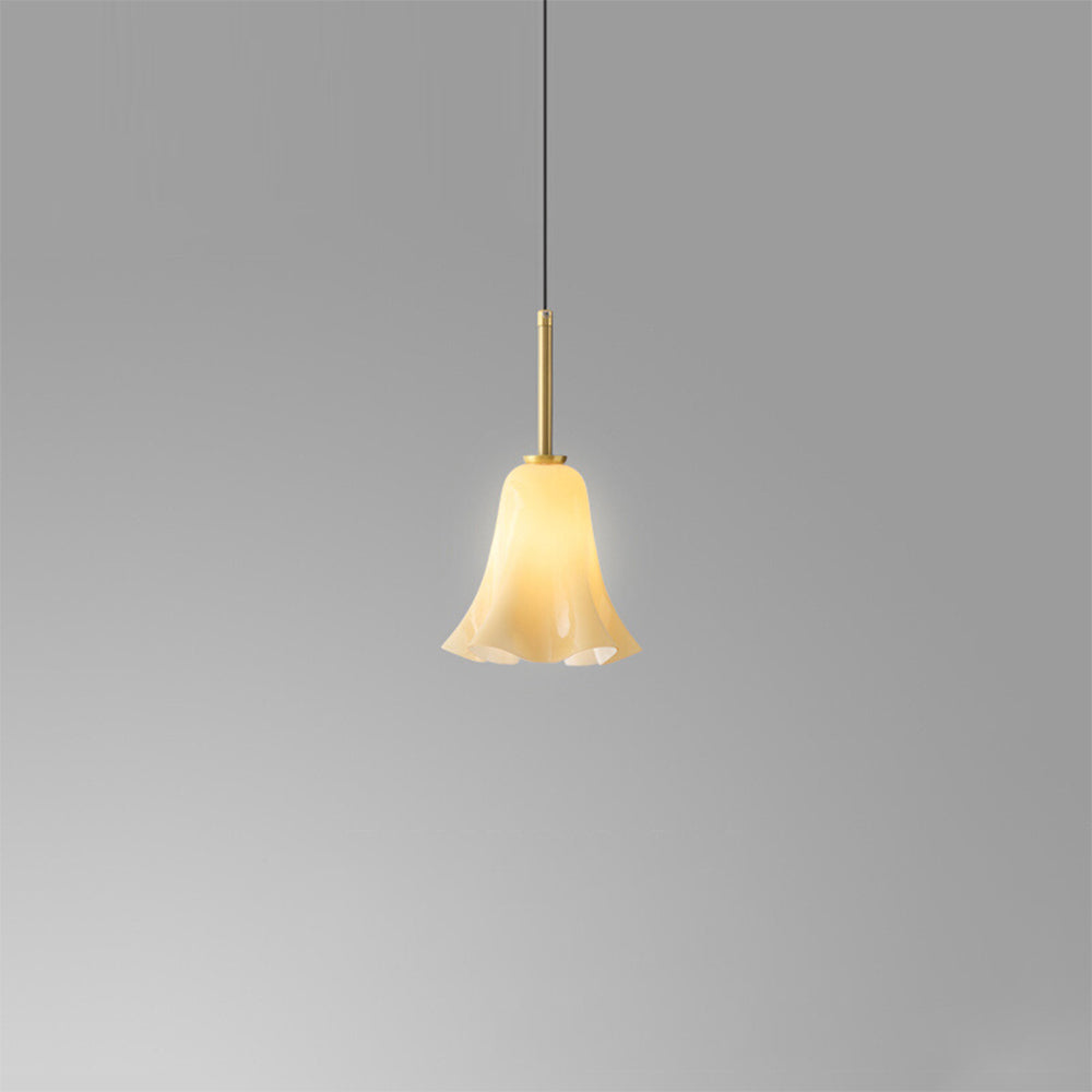 Vintage Glass Pendant Light For Bedroom - Cueteks