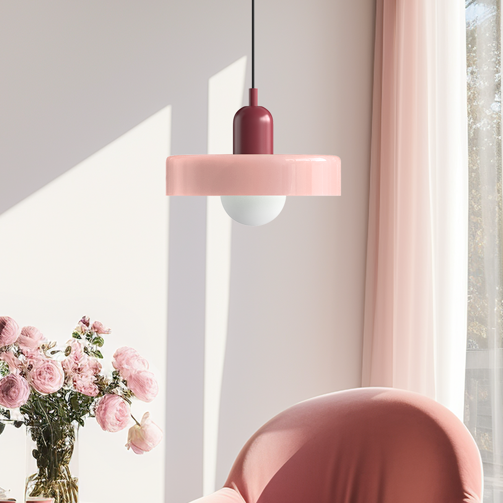 Bauhaus Colorful Glass Pendant Light - Cueteks