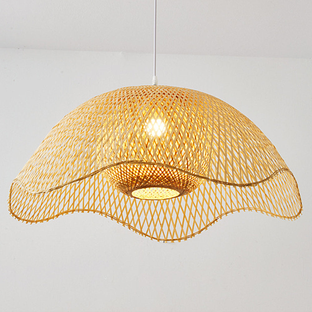Bamboo Woven Hanging Lighting - Cueteks