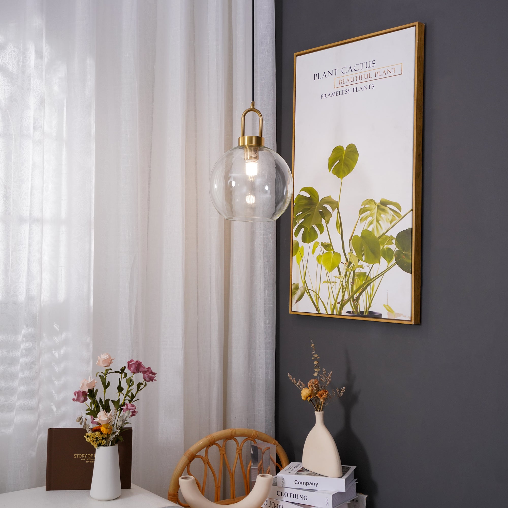 Glass Pendant Light - Cueteks