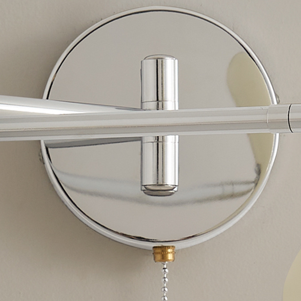 Retro Capsule White Swing Arm Wall Lamp - Cueteks