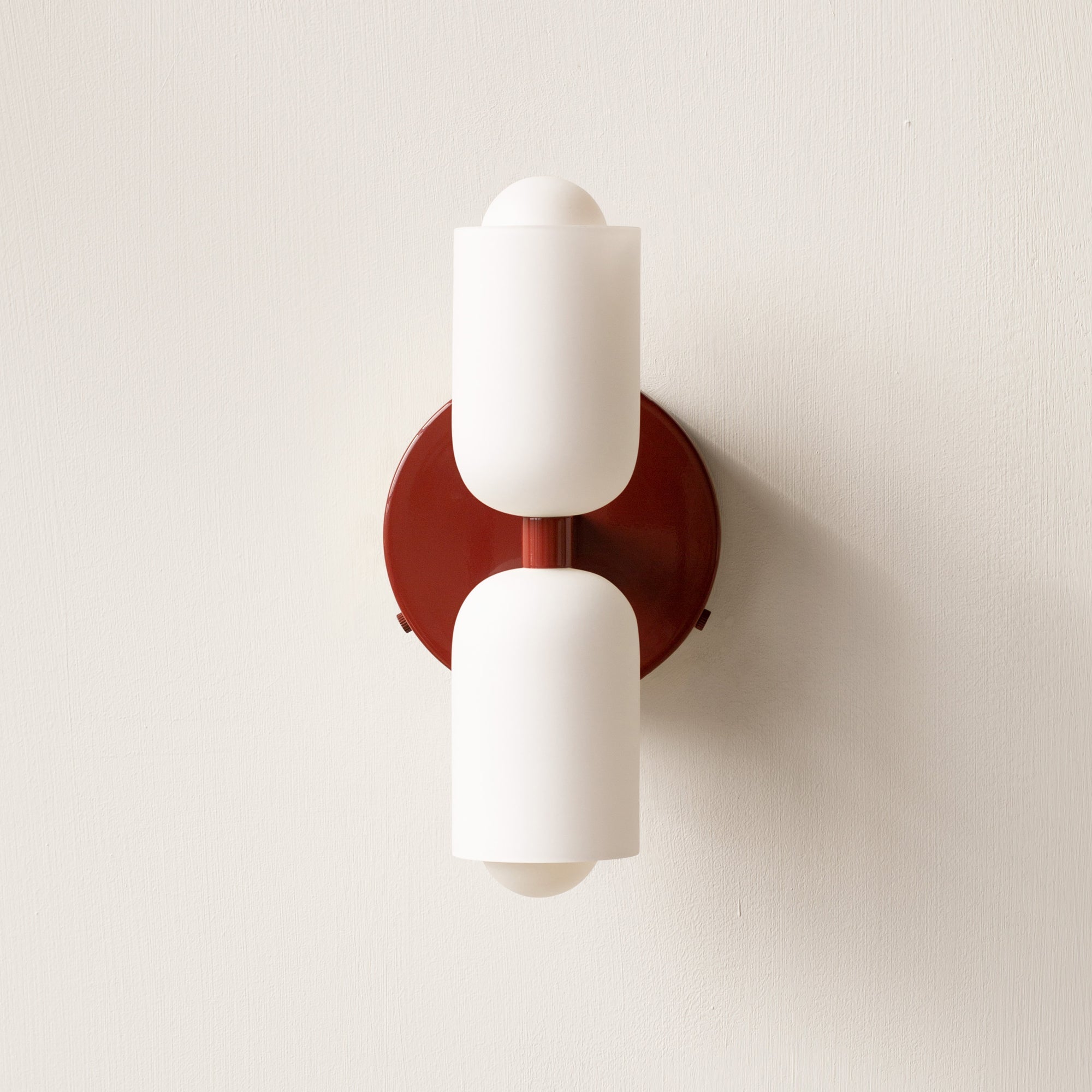 Modern Creamy Double Heads Wall Sconce - Cueteks