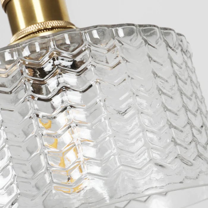 Vintage Stunning Cylinder Glass Pendant Light - Cueteks