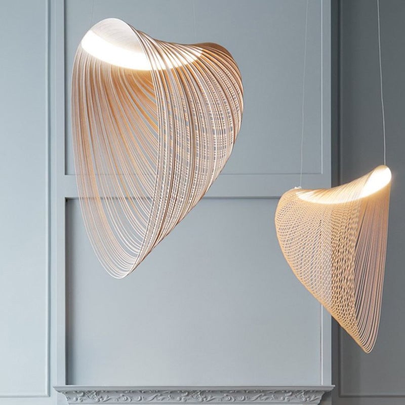Ozawa Pendelleuchte Holz, ∅40/60/80cm - Cueteks