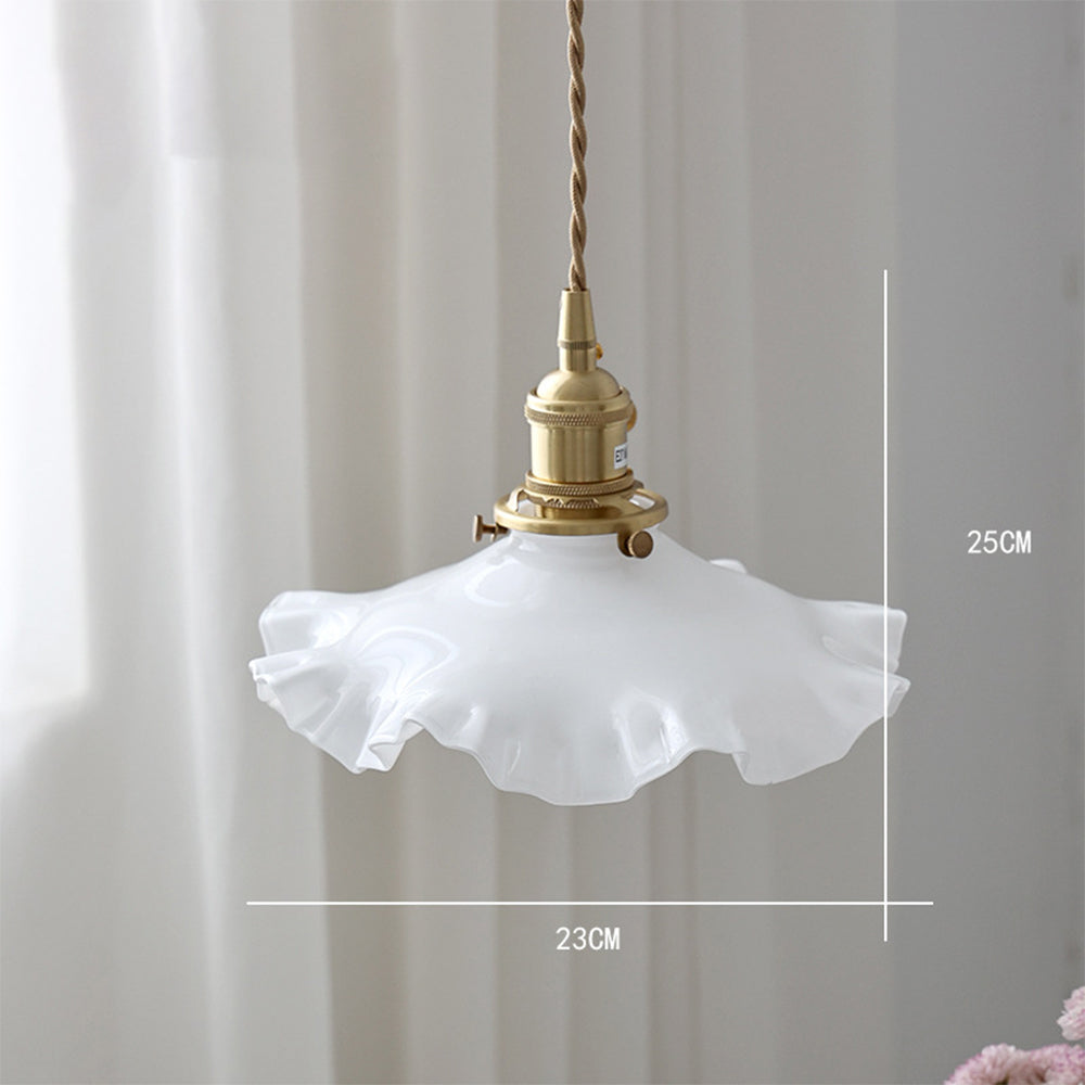 Nordic Kitchen Island Vintage Glass Hanging Light - Cueteks