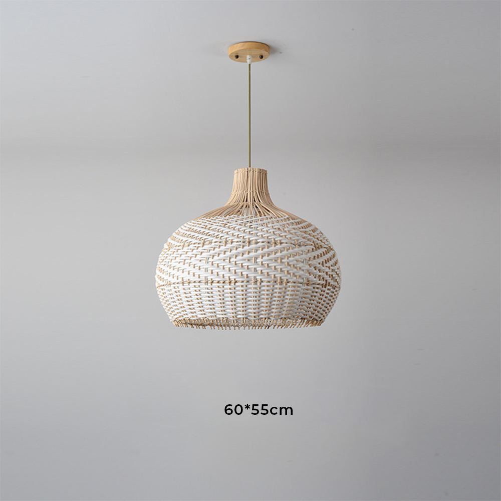 Modern Rattan Handwoven Pendant Light - Cueteks