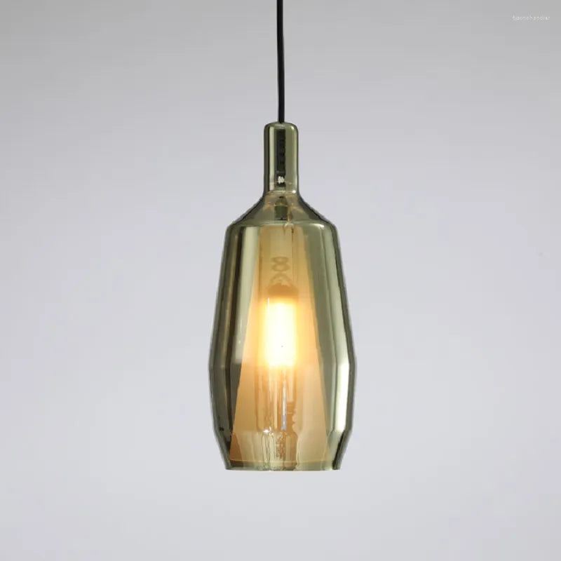 Modern Multicolored Glass Pendant Lamp for Dining - Cueteks