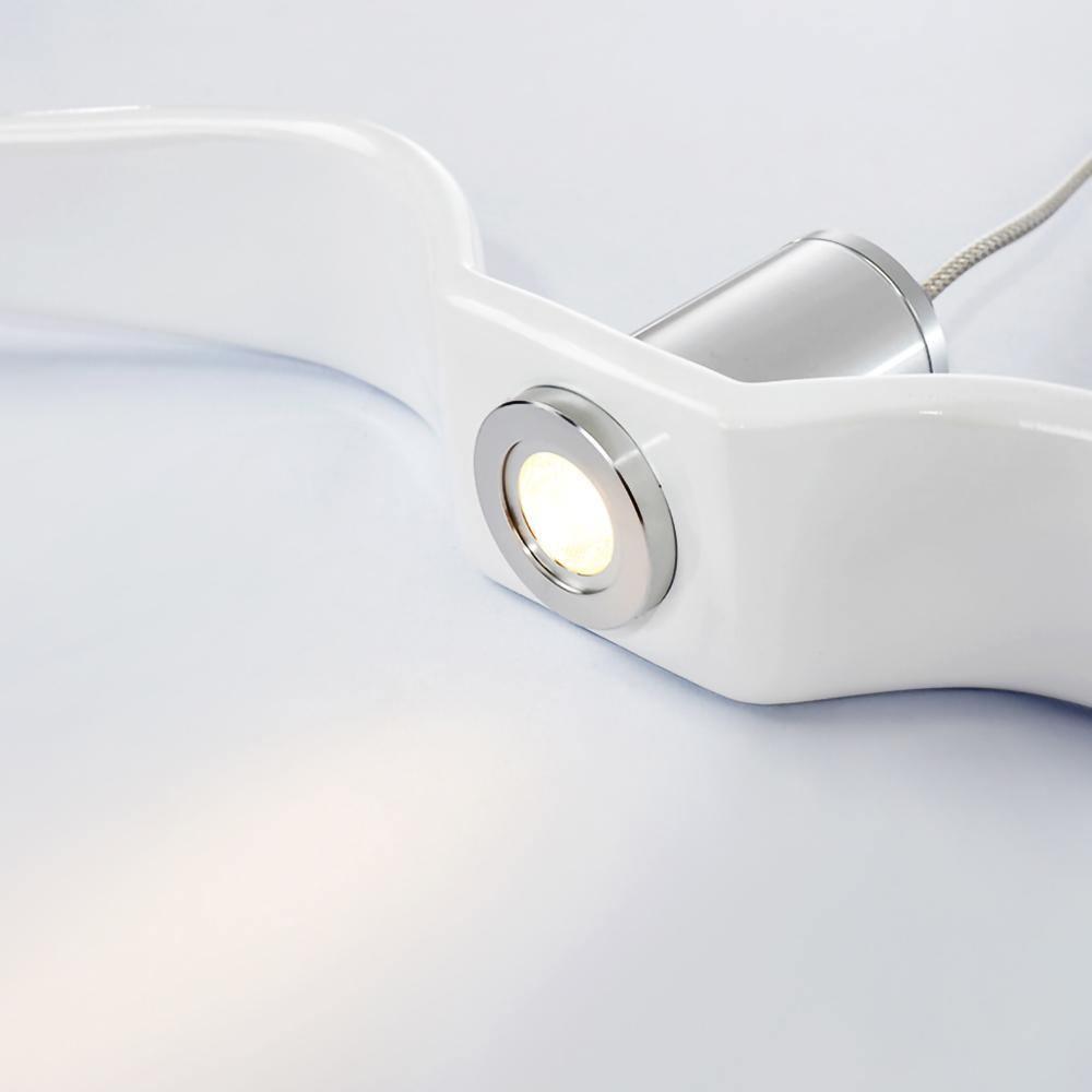 Elegante Seagull Resin Pendelleuchte: Minimalismus trifft modernes Design – Licht in drei Flugphasen! - Cueteks