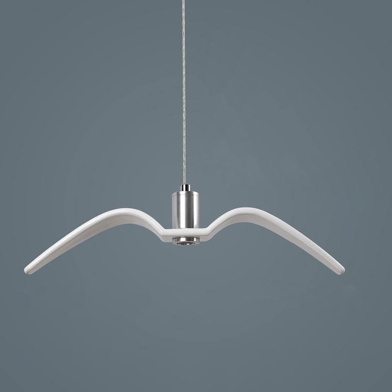 Elegante Seagull Resin Pendelleuchte: Minimalismus trifft modernes Design – Licht in drei Flugphasen! - Cueteks