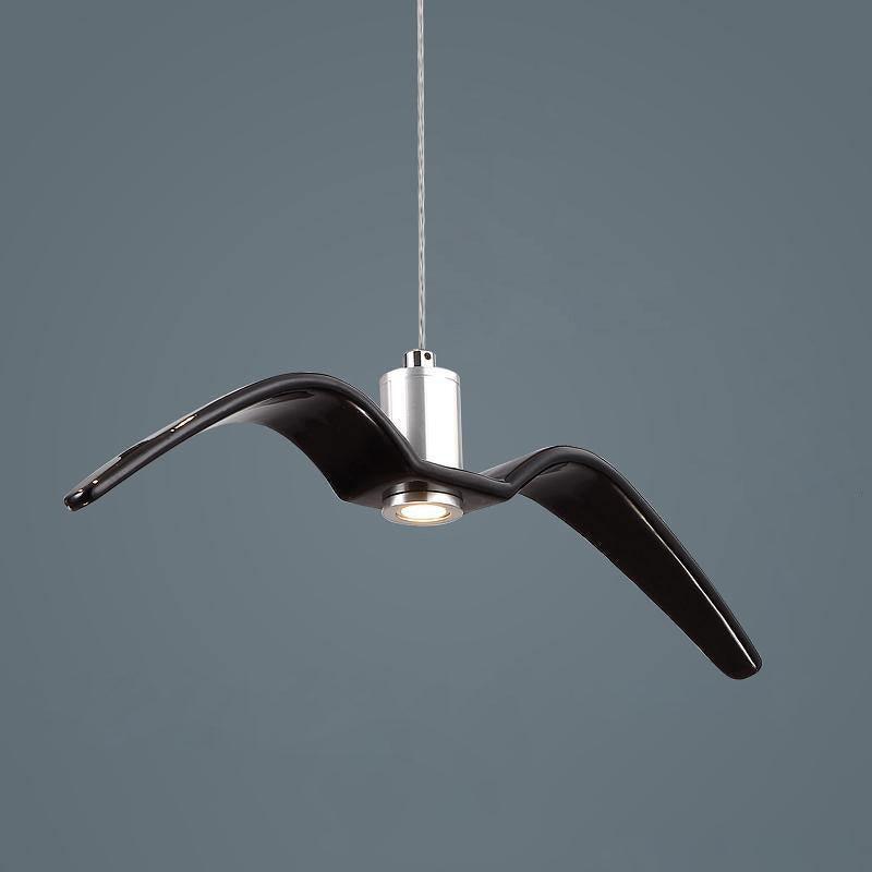 Elegante Seagull Resin Pendelleuchte: Minimalismus trifft modernes Design – Licht in drei Flugphasen! - Cueteks