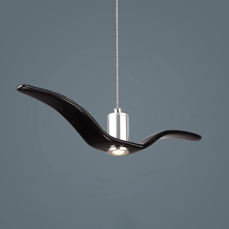 Elegante Seagull Resin Pendelleuchte: Minimalismus trifft modernes Design – Licht in drei Flugphasen! - Cueteks