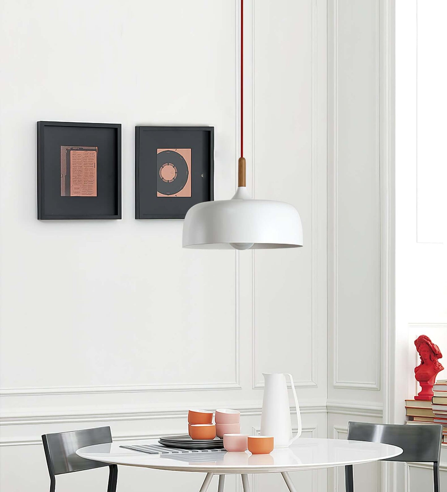 Eichel Pendelleuchte: Skandinavischer Minimalismus trifft moderne Eleganz, wählbare Farben für jeden Stil! - Cueteks