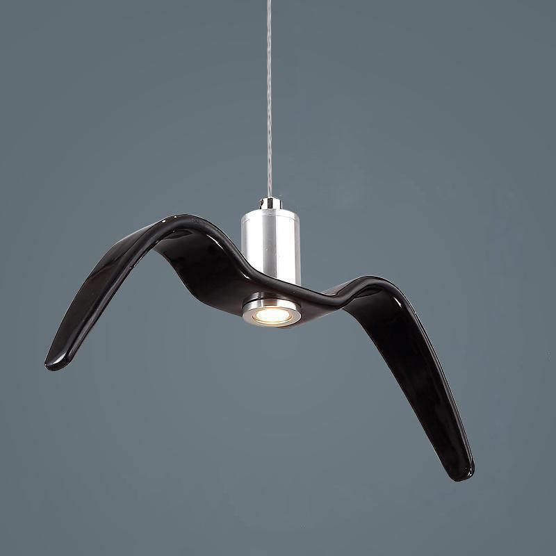 Elegante Seagull Resin Pendelleuchte: Minimalismus trifft modernes Design – Licht in drei Flugphasen! - Cueteks