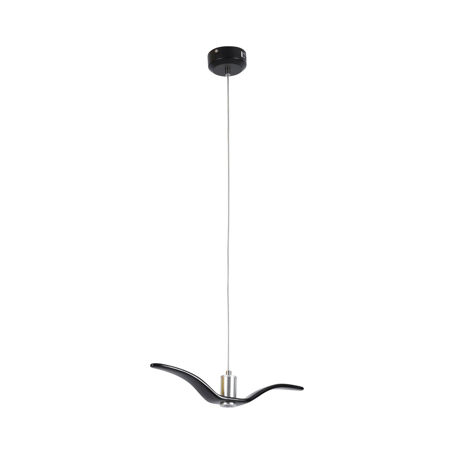 Elegante Seagull Resin Pendelleuchte: Minimalismus trifft modernes Design – Licht in drei Flugphasen! - Cueteks