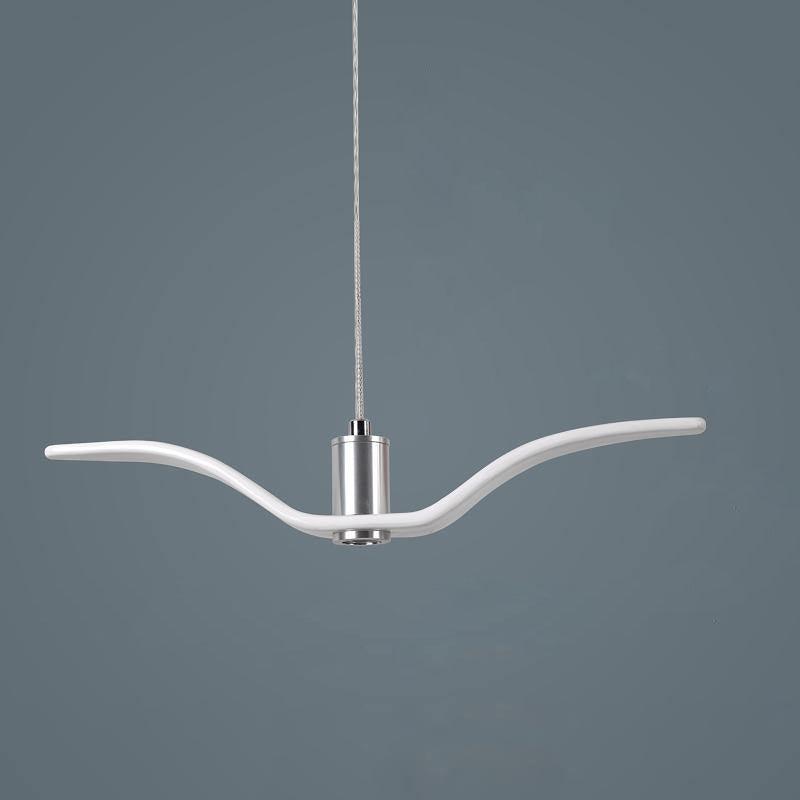 Elegante Seagull Resin Pendelleuchte: Minimalismus trifft modernes Design – Licht in drei Flugphasen! - Cueteks