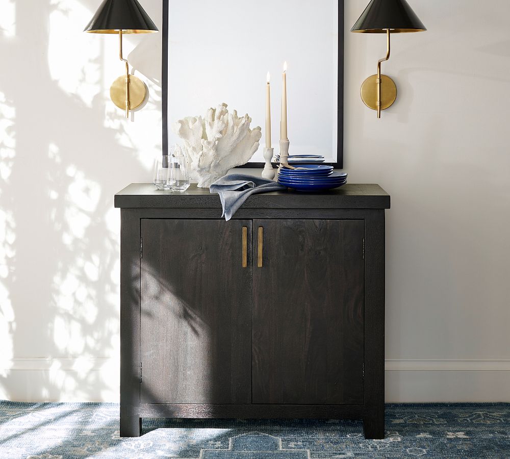 Fabric Lampshade Brass Curved Wall Lamp - Cueteks