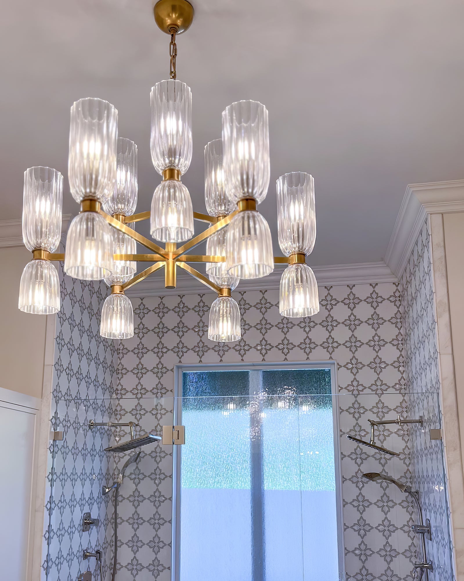 Asalea Double Layer Chandelier - Cueteks