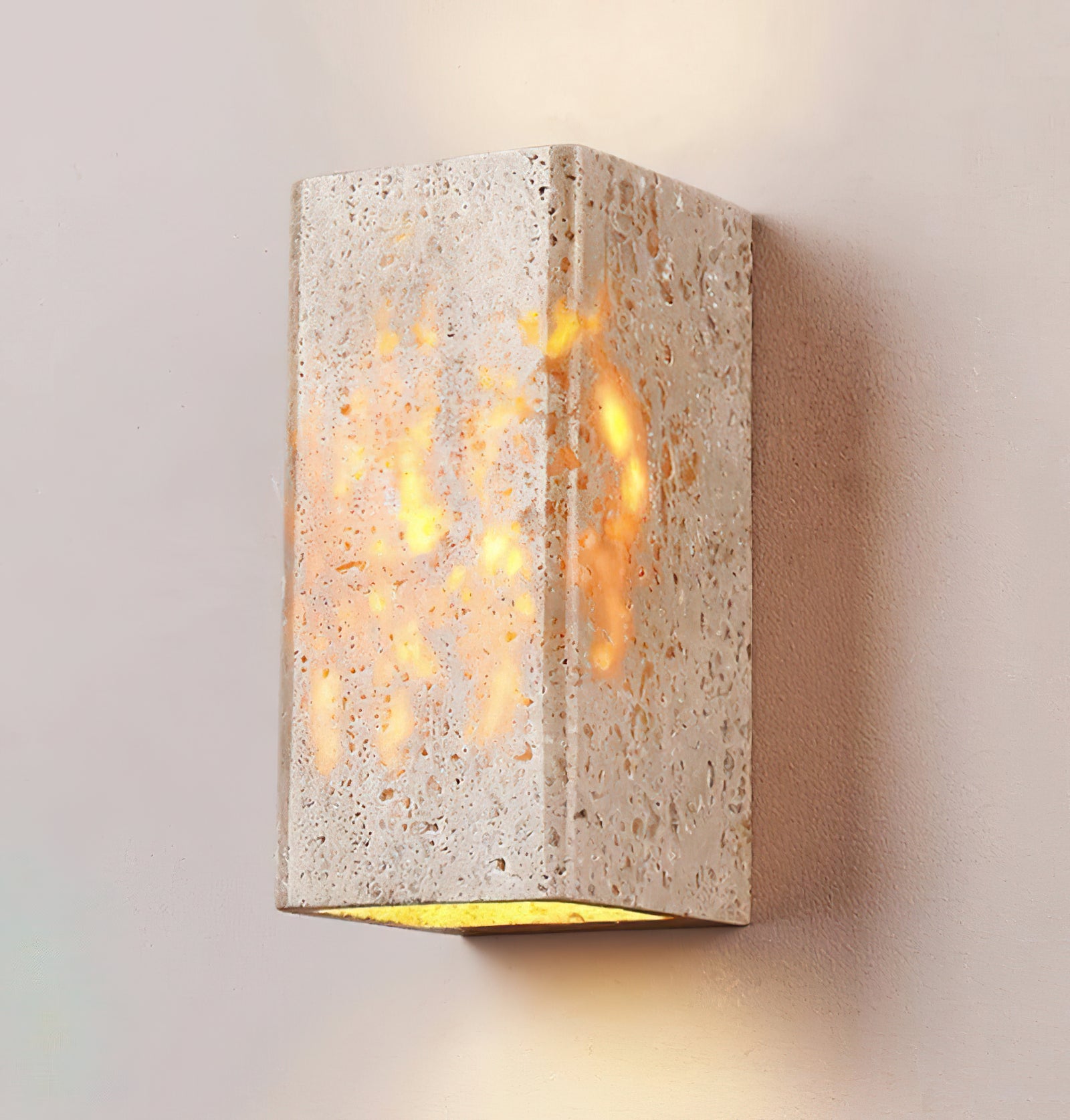 Rectangular Stone LED Wall Lamp - Cueteks