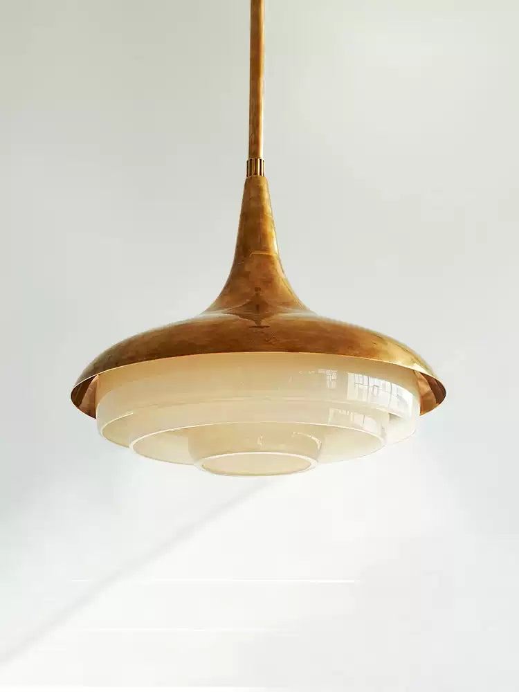 Mid-Century Wood Pendant Light - Cueteks