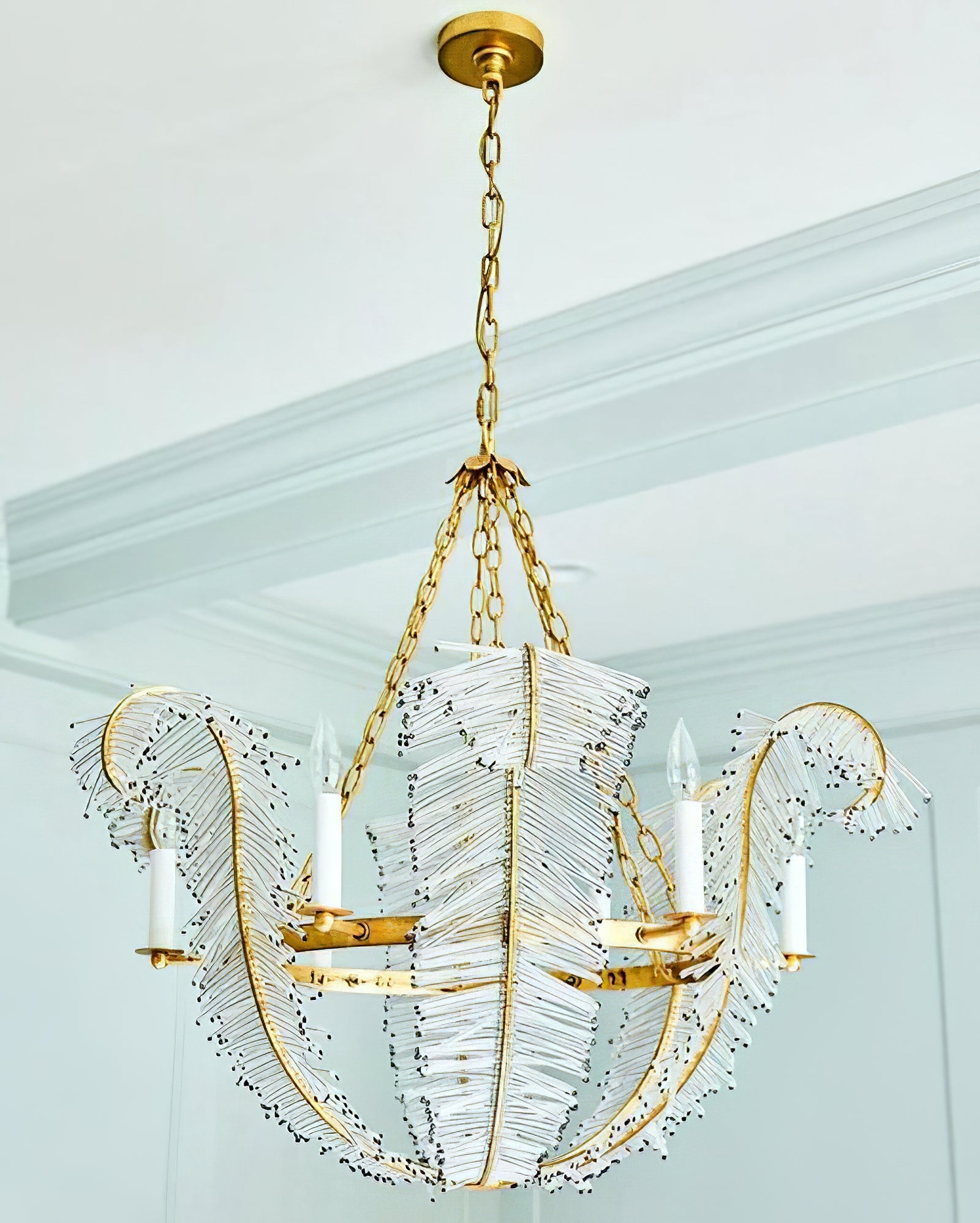 Calais Vintage Scroll Design Chandelier - Cueteks