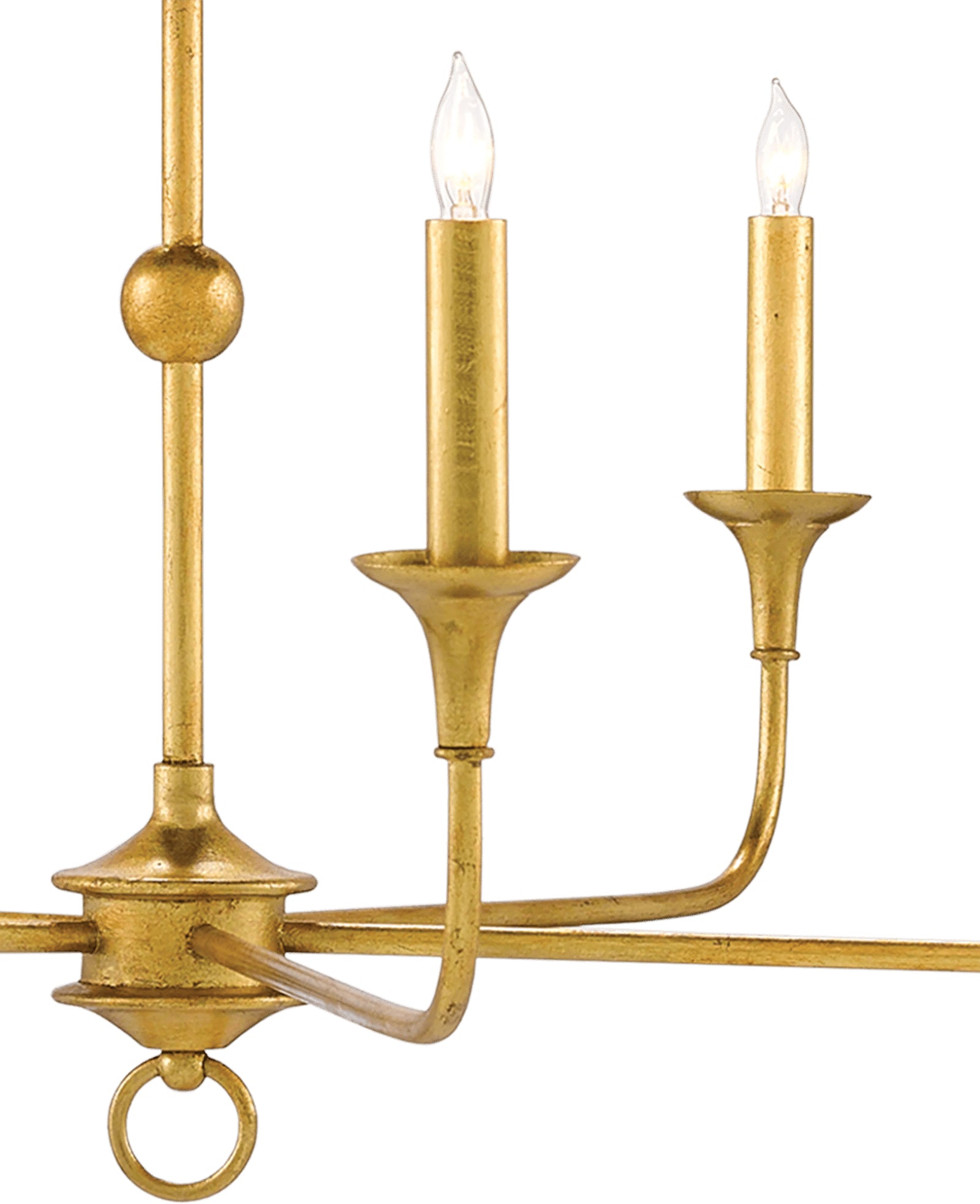 Elongated  Antique Chandelier - Cueteks