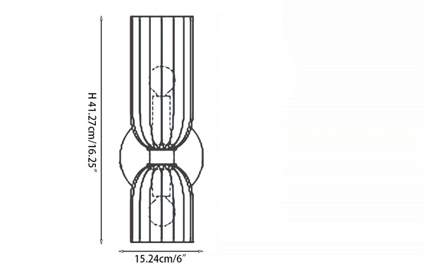 Aplique de pared Asalea Double Bath