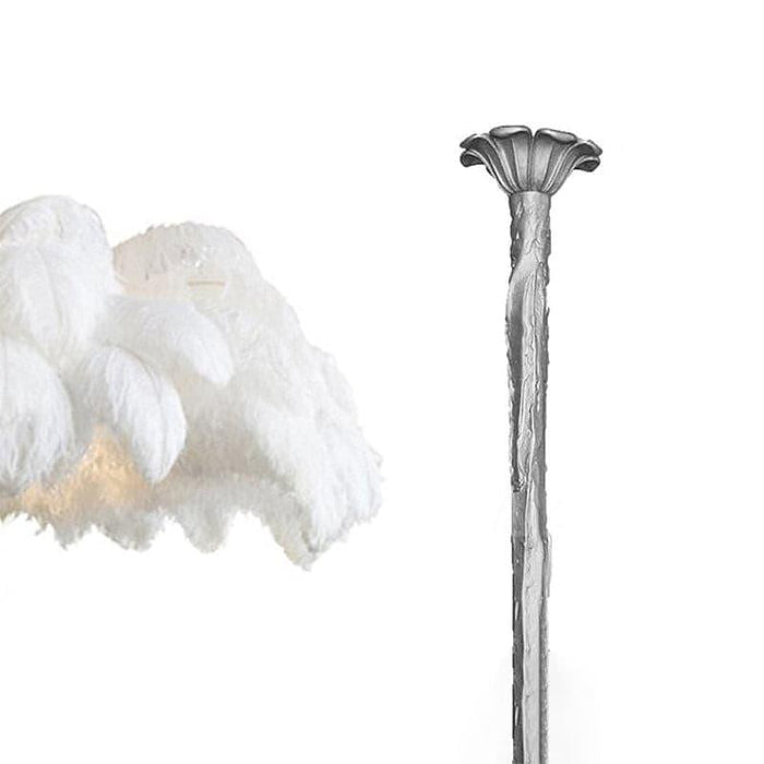 Colorful Ostrich Feather Chandelier - Cueteks
