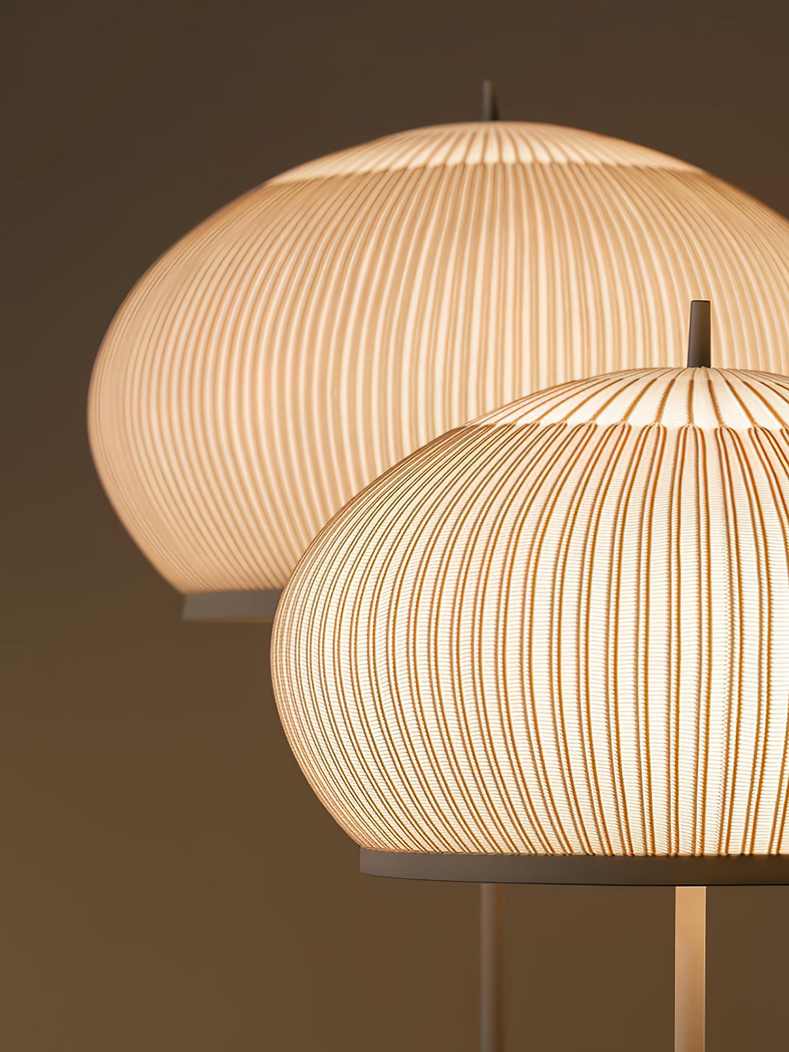 Knitted Round Lantern Floor Lamp - Cueteks