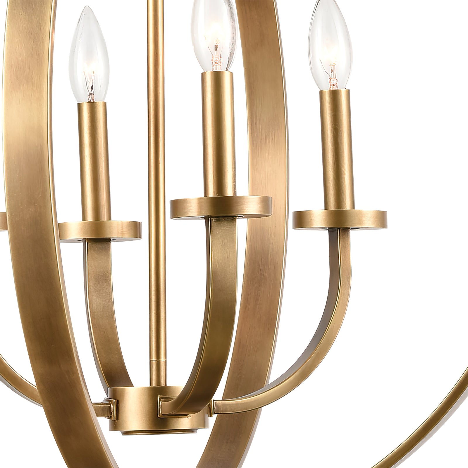 Modern cage chandelier - Cueteks