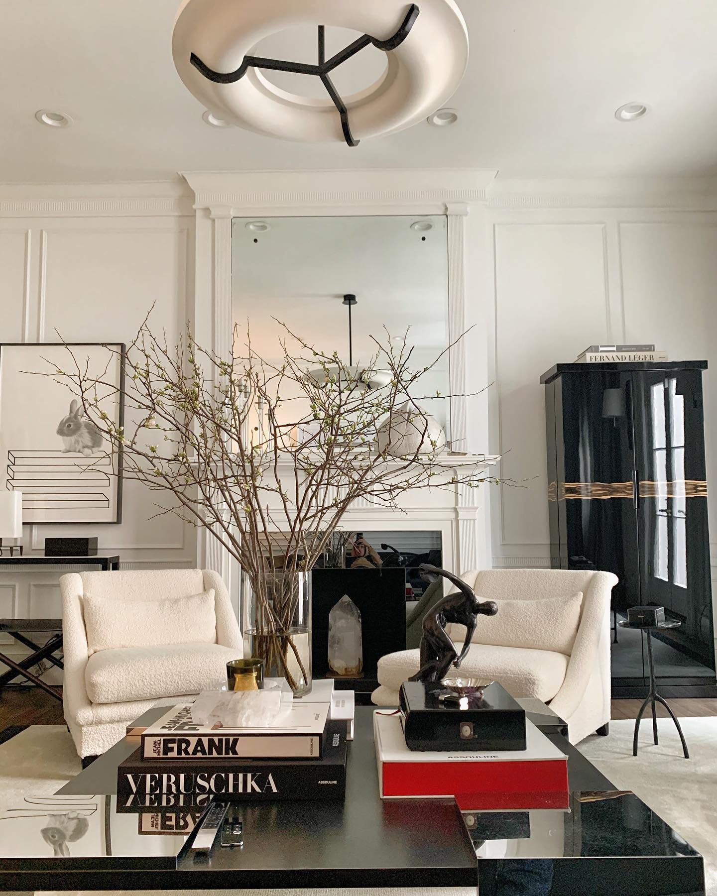 Eric Schmitt Anneau Plaster Chandelier - Cueteks