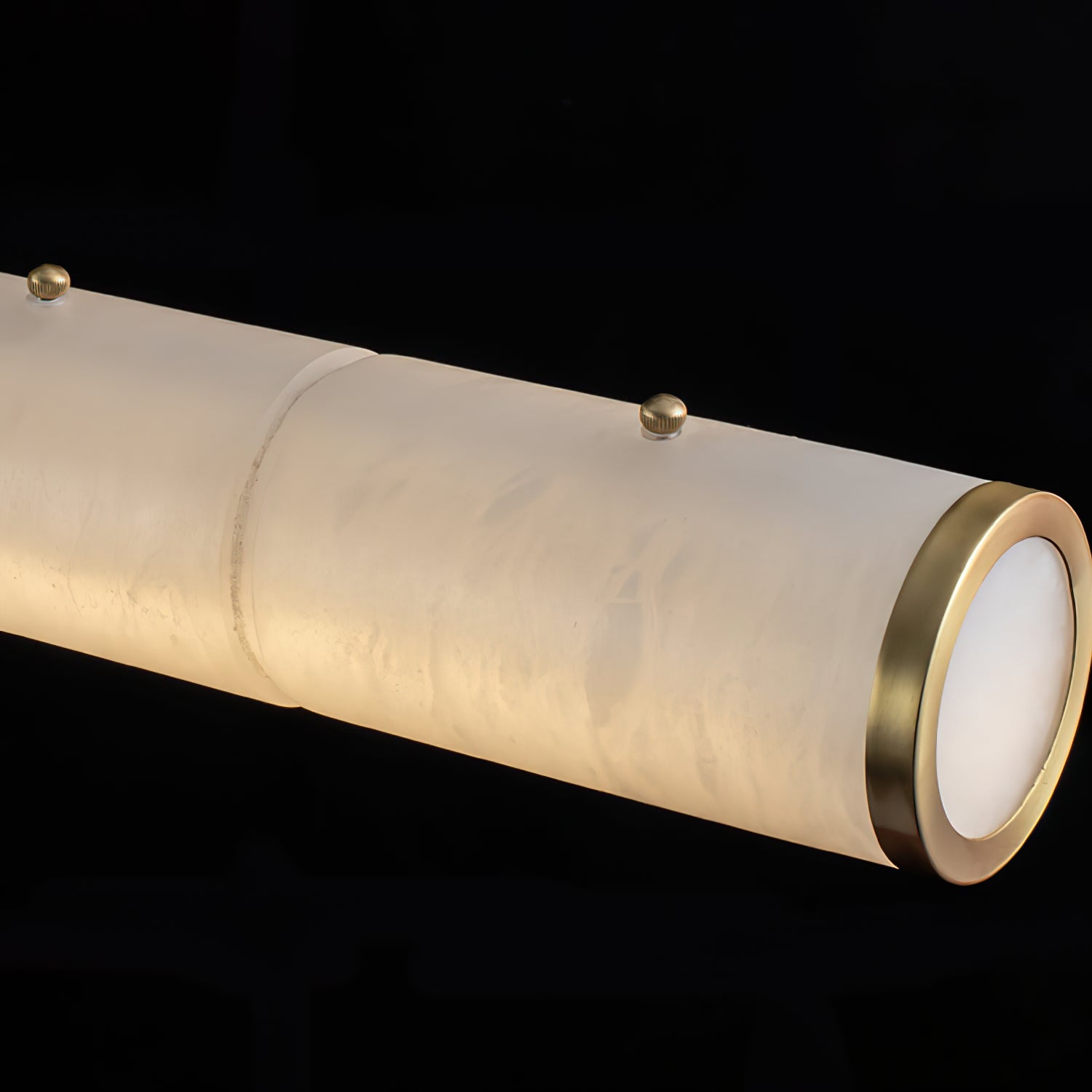 Alabaster Column Linear Chandelier - Cueteks