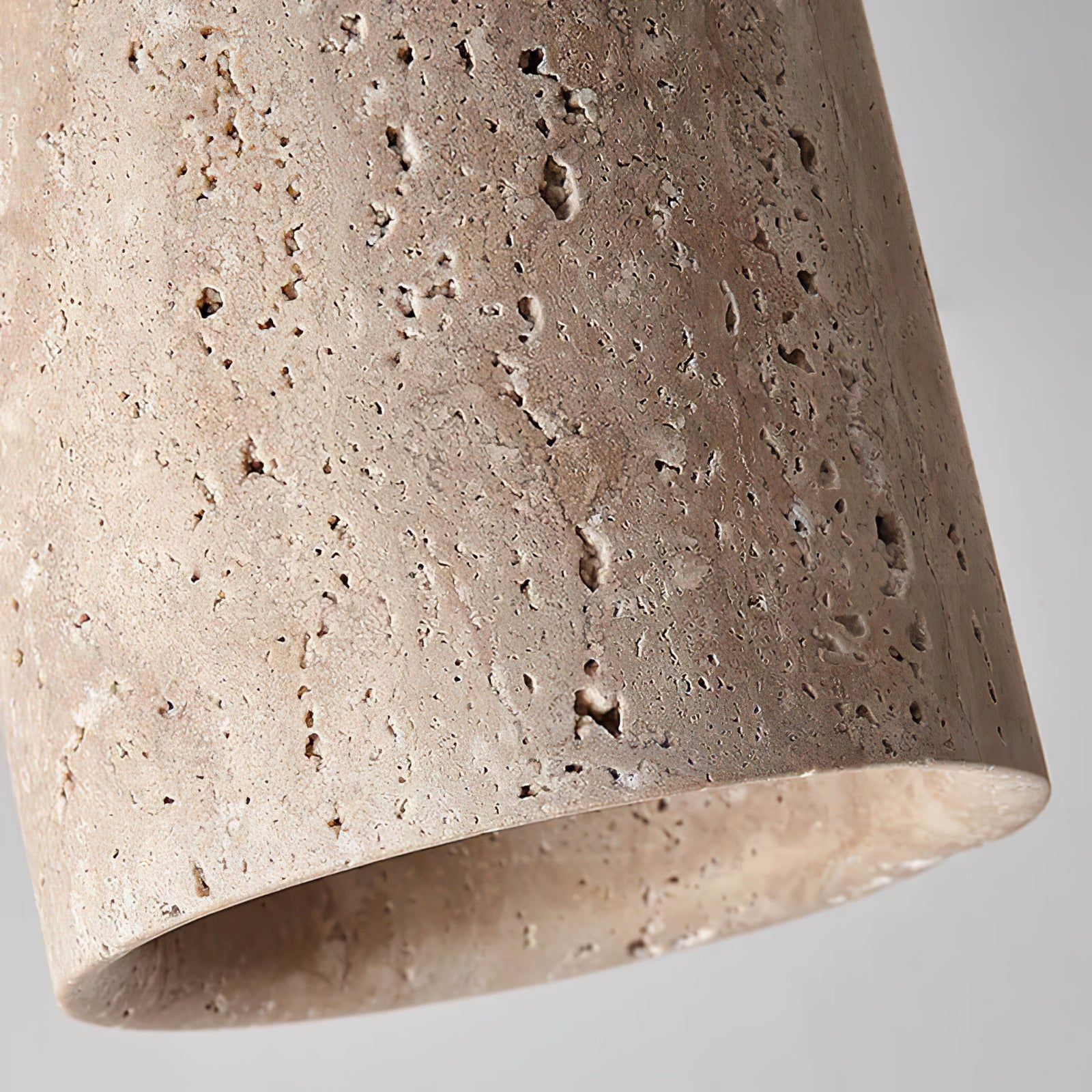 Wood and Stone Modern Flush Mount Light - Cueteks
