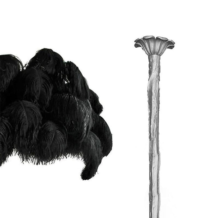 Colorful Ostrich Feather Chandelier - Cueteks