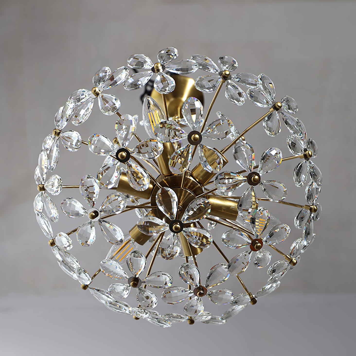 Blossom Crystal Flower Chandelier - Cueteks