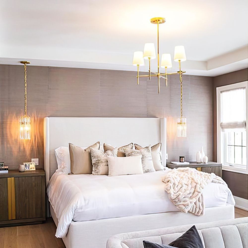 Modern Drum Shade Bryant Chandelier - Cueteks