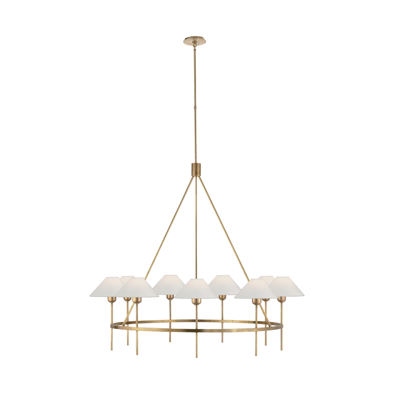Hackney Industrial Cage Chandelier - Cueteks