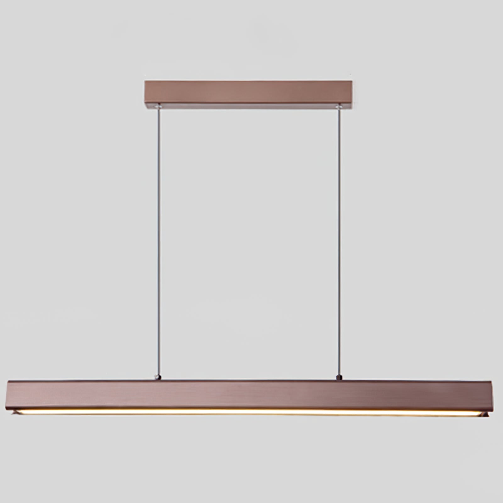 Walnut minimalist wood chandelier - Cueteks