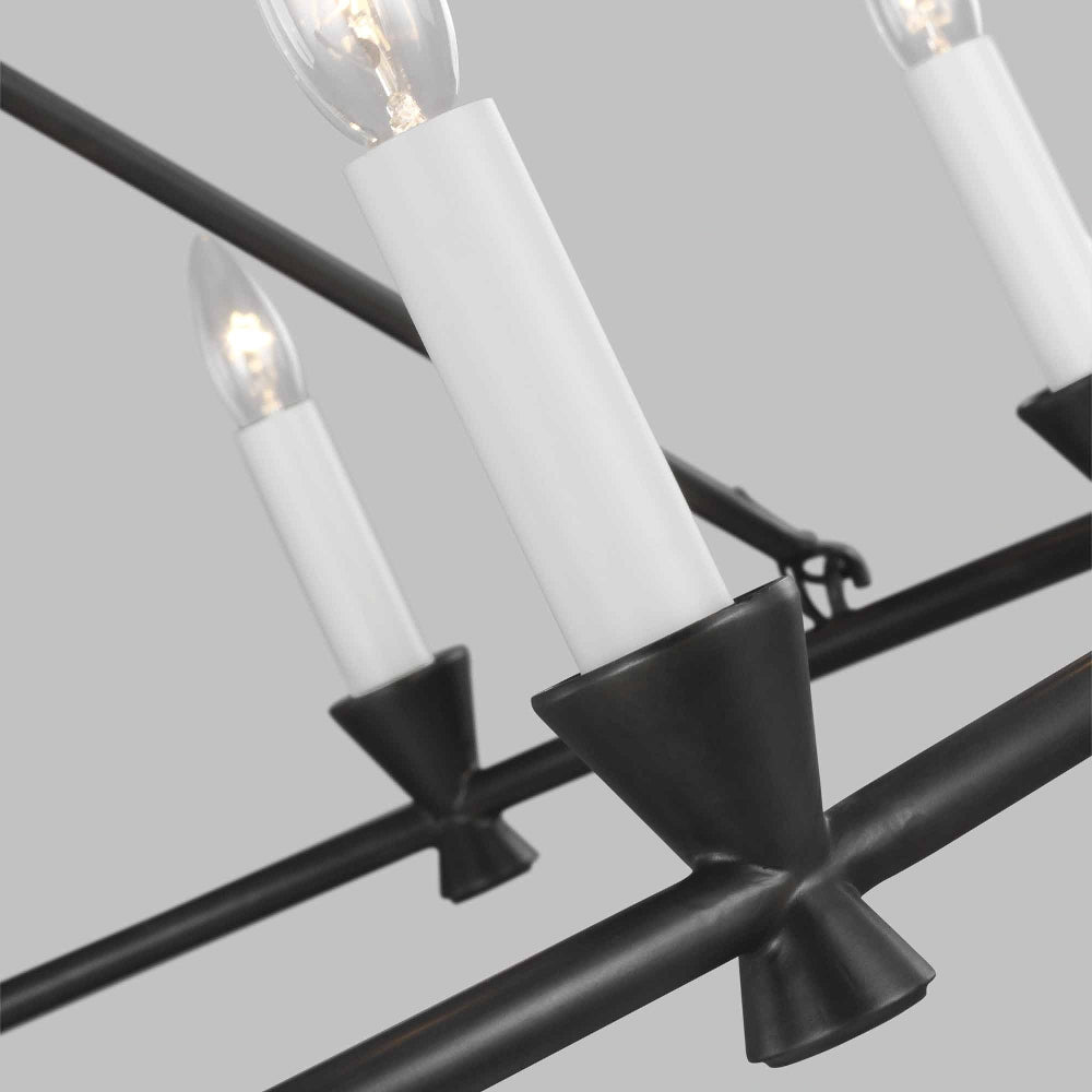 Minimalist Circular Keystone Chandelier - Cueteks