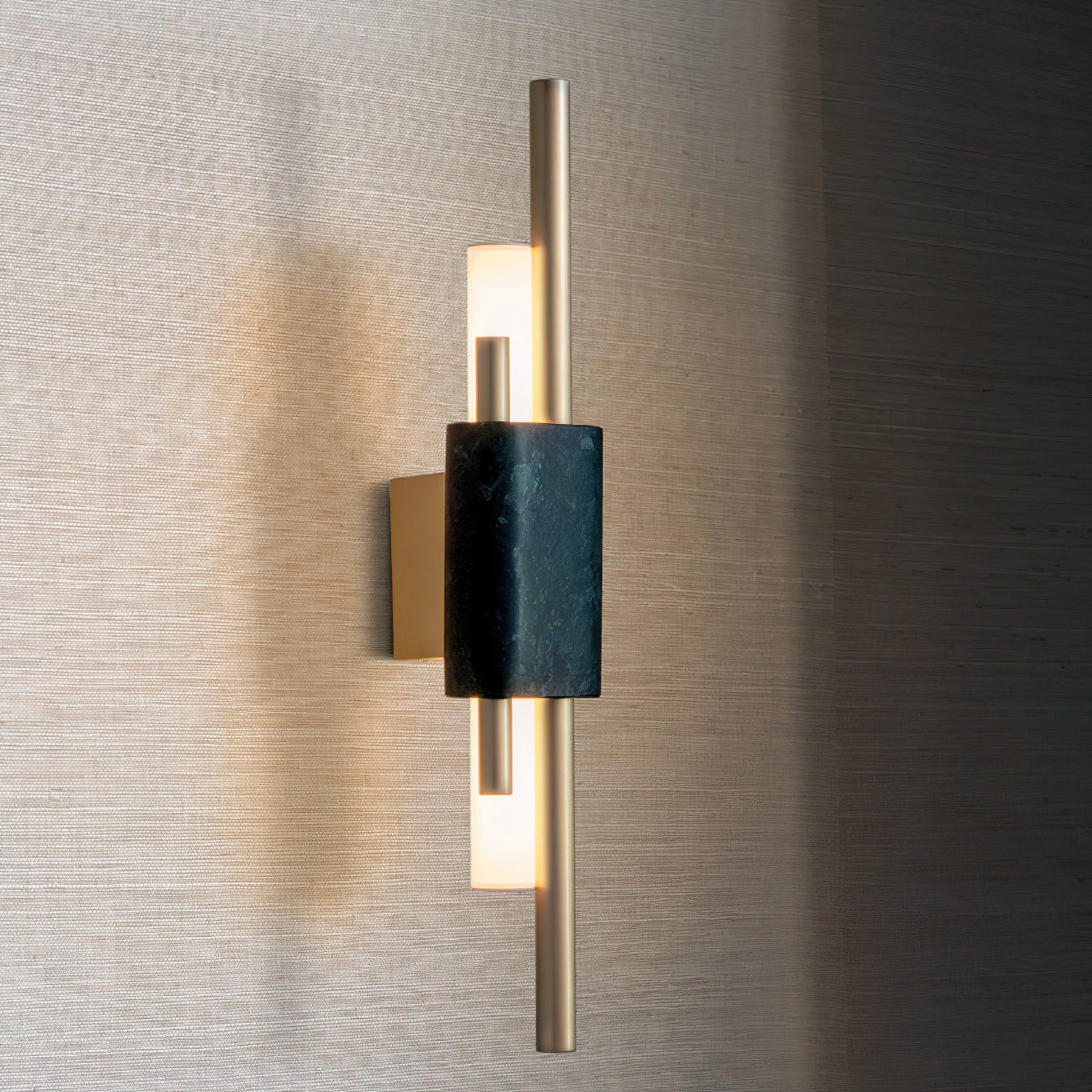 Bert Frank Tanto Marble Linear Wall Light - Cueteks